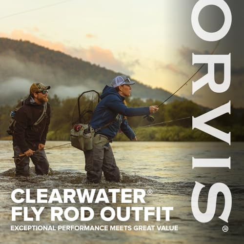 Orvis Clearwater Outfit - Fly Fishing Rod and Reel Combo - Balanced, Smooth, and Responsive - Includes Arbor Reel, Fly Lin...