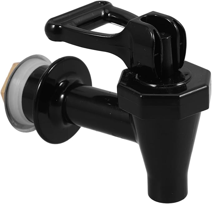 JECOMPRIS Beverage Dispenser Replacement Spigot with Child Lock and Elbow Protector 5.12 Inch Plastic Water Faucet for Dri...