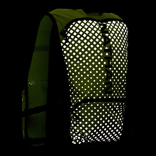 Nathan Hypernight QuickStart 2.0 4 Liter Hydration Pack w/ 1.5L Bladder, Reflective to Be Seen at Night, Front Water Bottl...