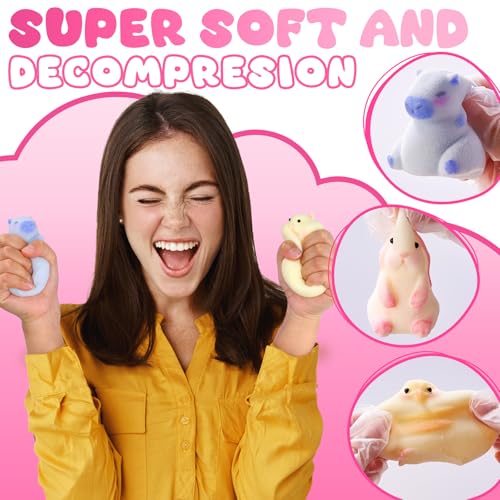 LET'S RESIN Flex Rubber for Taba Squishy Kit, All-in-one Beginner Kit for Squishy Maker, with 16oz Silicone Gel, Hamster/C...