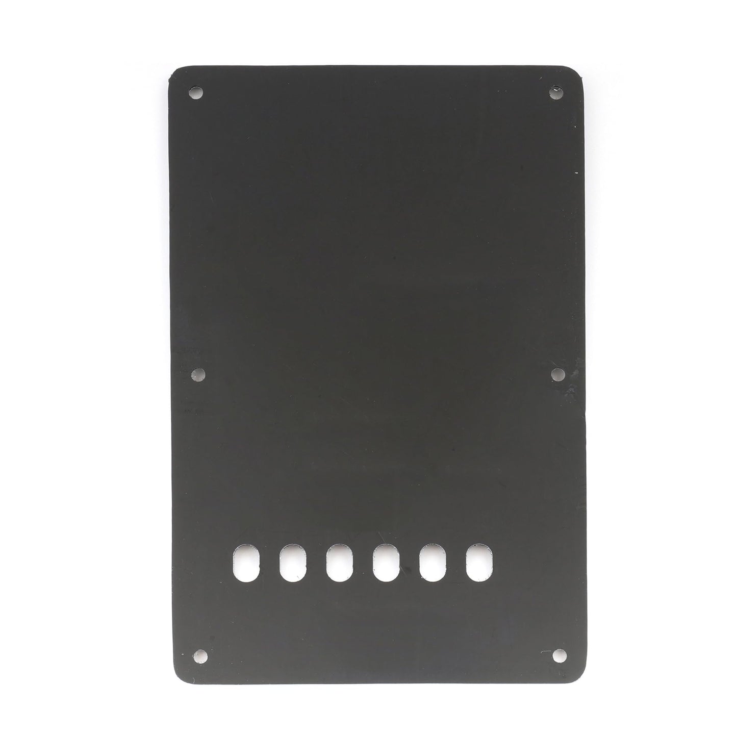 Musiclily Guitar Back Plate Tremolo Cavity Cover Backplate For China Made Squier Guitar Parts, 4Ply Pearl Black