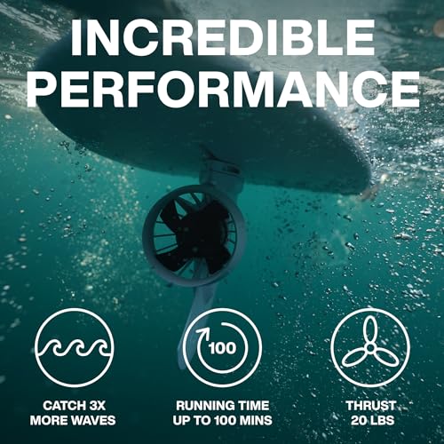 Boost Surfing Fin - Electric Motor for Surfboards, SUPs and Kayaks. Lightweight, Compact, and Shockingly resistant Electri...