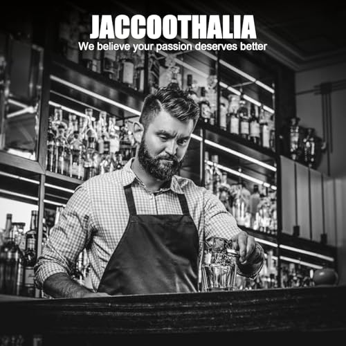 JACCOOTHALIA Cocktail Shaker, Martini Shaker, 24oz Stainless Steel, Leakproof Alcohol Bartending, Mirror Finish, Drink Sha...