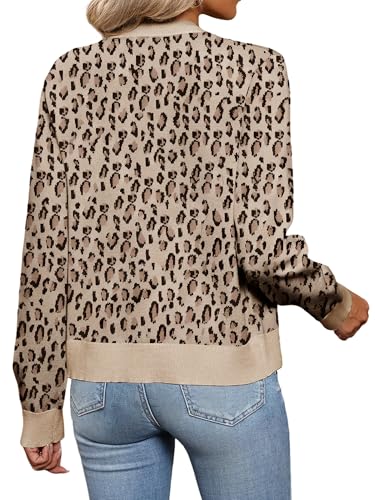 Bellcoco Women's Cardigan Sweaters Lightweight Crew Neck Button Down Long Sleeve Spring Outfits Fashion Clothing 2026