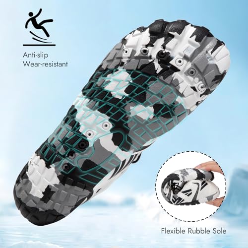 ATHMILE Barefoot Shoes Women Water Shoes Wide Toe Non-Slip Aqua Beach Quick-Dry for Swim Kayak Lake Pool River Hiking Surf...