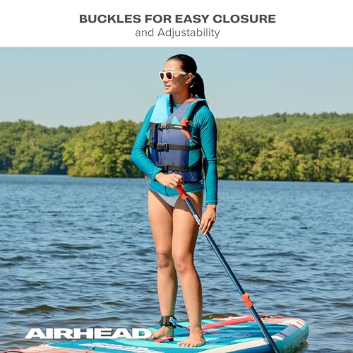 Airhead GEO General Boating Life Vest Multiple Sizes - Swim Vests for Adults, Children & Youth - Durable Polyester & PE Fo...