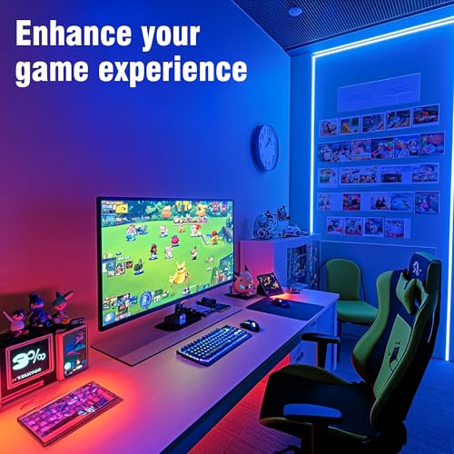 VOLIVO LED Strip Lights for Bedroom 200ft, Smart Bluetooth RGB Light Strips with App Control & Music Sync, Color Changing ...