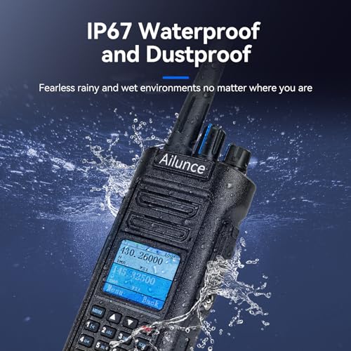 Retevis Ailunce HD2 Ham Radio, HD1 New Version, DMR Handheld Radio, Digital Analog Two Way Radio, 500K Contacts, 3200mAh B...