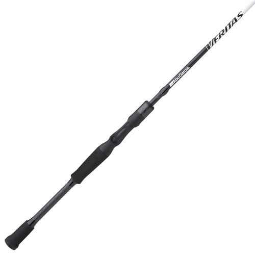 Abu Garcia 7' Veritas Casting Fishing Rod, 1 Piece Rod, 12-25 lb Line Rating, Heavy Rod Power, Fast Action, 3/8-1 1/2 oz Lure Rating