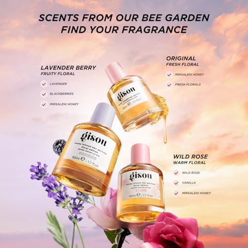 Gisou Take Me With You Spritz Set ? 3 Mini Honey Infused Hair Perfumes ? Hydration, Shine & Refreshing Floral Scent