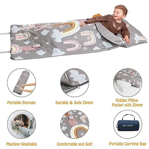 Kids Sleeping Bag, Sleeping Bags for Boys & Girls, Large Kids Sleeping Bag with Pillow, SlumberSoft Slumber Bags, Toddler ...