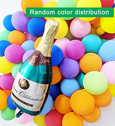 Runch 100pcs Latex Balloons, 12inch Multicolor to Celebrate Latex Balloons, Premium Thick Balloons for Birthday/Party/Chri...