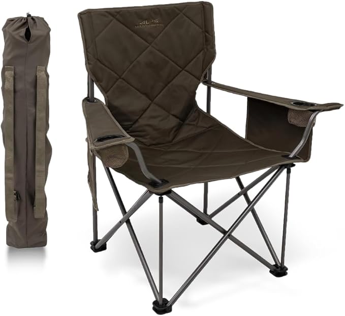 ALPS Mountaineering King Kong Camping Chairs for Adults with Mesh Cup Holders and Pockets, Built Durable and Reliable with...