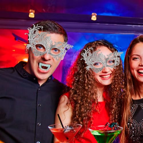 Gorbgle Venetian Lace Masquerade Mask for Women, Elegant Eye Mask for Carnival, Ball, Wedding, Mardi Gras Costume Party