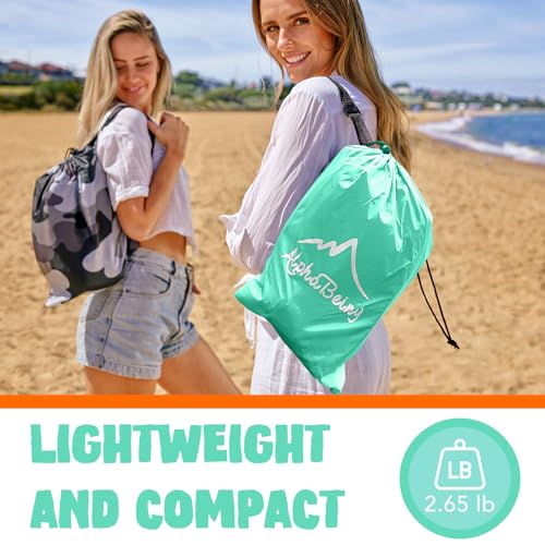 AlphaBeing Inflatable Lounger Beach Chair Accessories, Air Sofa Hammock Inflatable Couch for Camping Backyard Lakeside wit...
