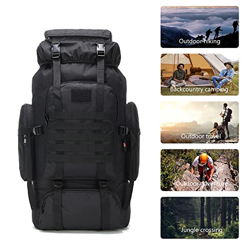 King'sGuard 70L Camping Hiking Backpack Tactical Backpack Military Molle Rucksack Backpack for Outdoor