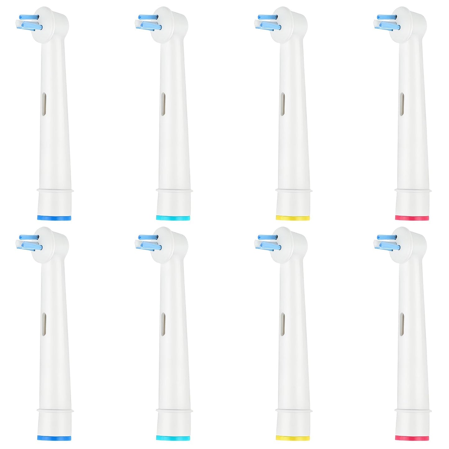 8Pcs Interspace Toothbrush Heads, Precision Clean Electric Toothbrush Head Replacement Brush Heads Compatible with Braun Oral B Electric Toothbrushes for Cleaning Crevices, Bridges and Implants