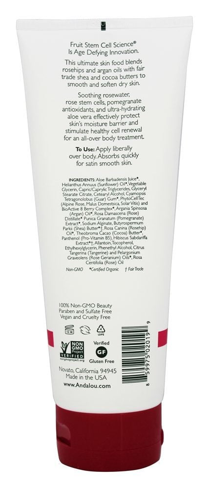 Andalou Naturals 1000 Roses Soothing Body Lotion - 8 Oz Pack of 1
