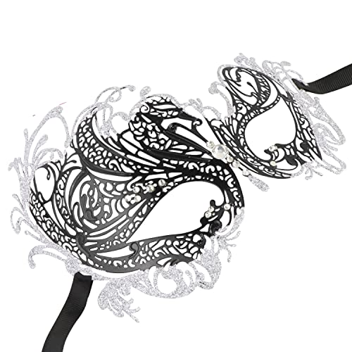 Coddsmz Couple Mask Half Venetian Masquerade Ball Mask Mardi Gras Mask Christmas Cosplay Costume Halloween Party Mask 2 Pack