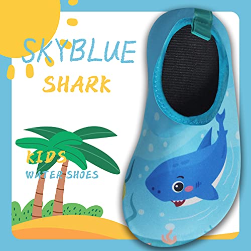 BomKinta Kids Water Shoes Boys Girls Barefoot Quick Dry Non-Slip Aqua Socks for Beach Swimming Pool