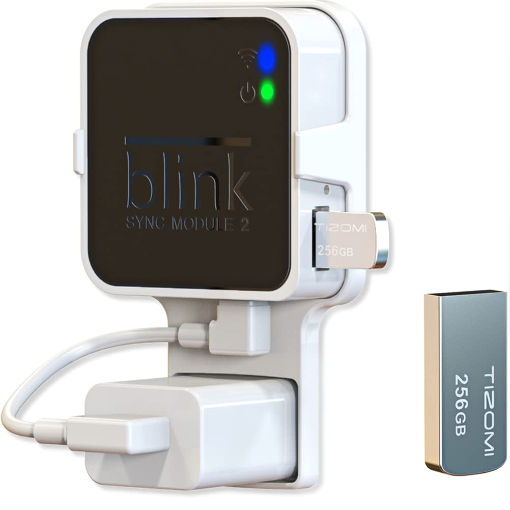 256GB Blink USB Flash Drive for Local Video Storage with The Blink Sync Module 2 Mount (Blink Add-On Sync Module 2 Itself is NOT Included)-New