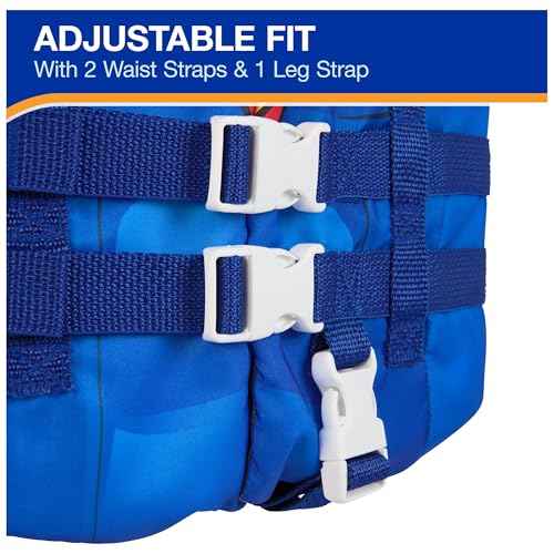 SwimWays DC Swim Trainer Life Jacket, US Coast Guard Approved Life Vest Kids Swim Vest, Pool Floats & Life Jackets for Kids 33-55 lbs, Superman