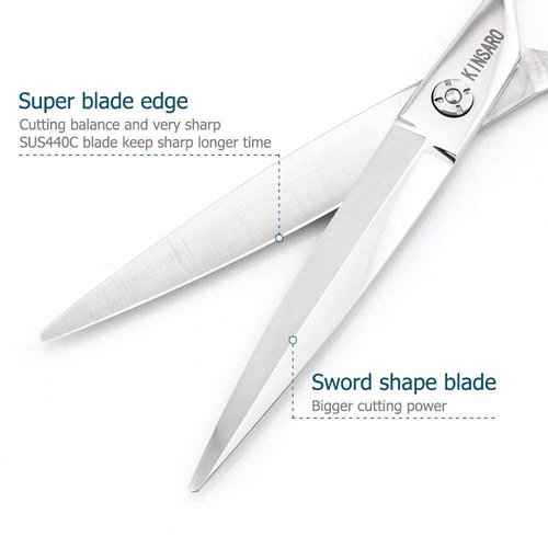 Hair cutting scissors 7 inch and hair thinning scissors 6 inch 440C professional 440C hair scissors