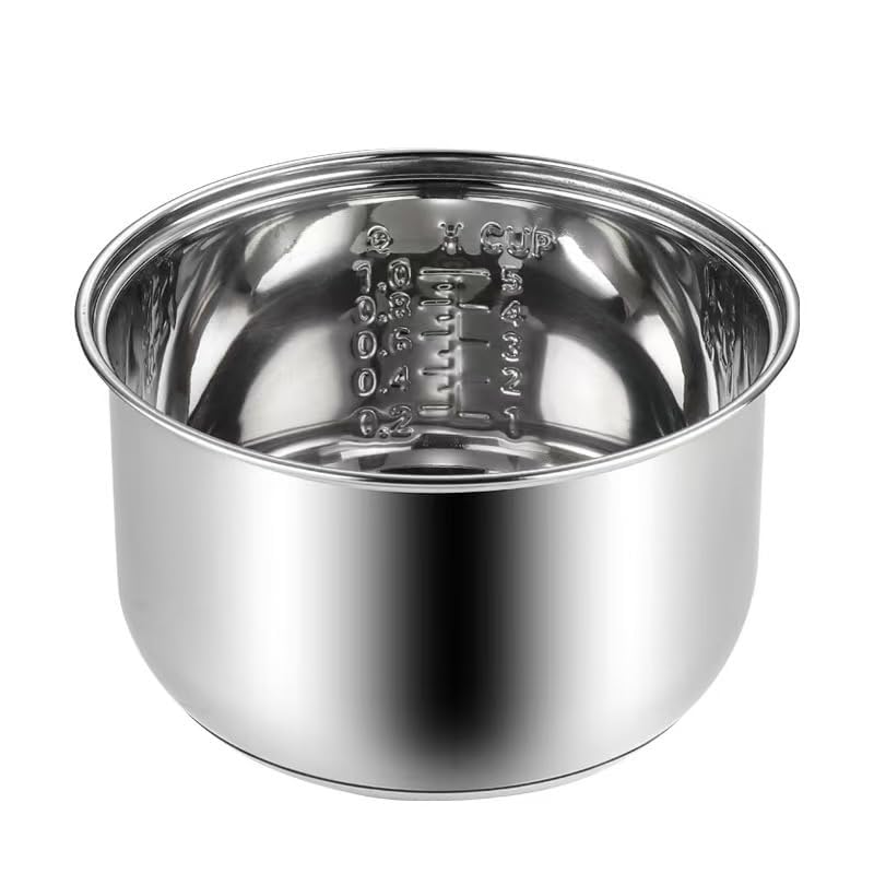 NLOWD Compatible for Zojirushi NS-TSC10 Multi-Cooker Replacement Inner Po (5.5cups) 304 Stainless Steel Rice Cooker Inner Bowl