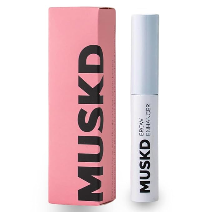 MUSKD Eyebrow Growth Serum (3ML) – Helps Grow Brows Faster & Thicker – Natural Formula, Vegan & Cruelty-Free