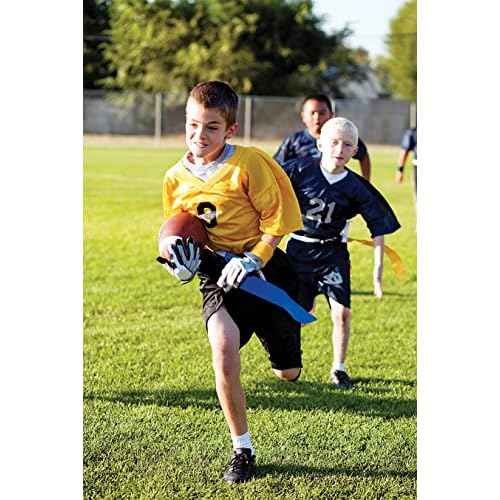 SKLZ 10 Man Flag Football + End Zone Pylons, Complete Indoor & Outdoor Training Set