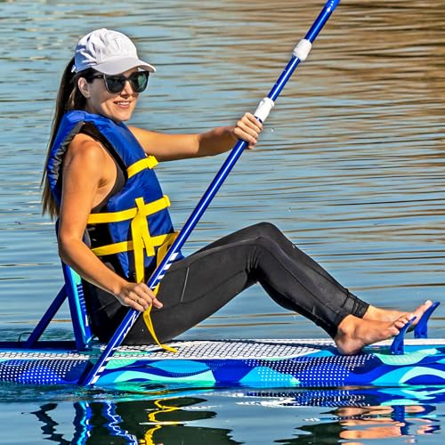 WAVESTORM 9ft6 SUP Kayak Hybrid Stand Up Paddleboard Foam Soft Top SUP for Adults and Kids of All Levels of Paddling Kaya...