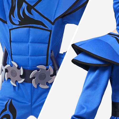 Spooktacular Creations Kids Halloween Ninja Costume, Ninja Costume for Boys, Teen Halloween Costumes for DressUp Themed Party