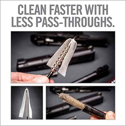 Real Avid Bore Max Speed Jags and Patches Multi Cal Pack ? 10 Jags and 500 Patches for Faster Bore Cleaning with Deeper Surface Contact and Long Lasting Nickel Plated Fit for Handgun & Rifle Calibers