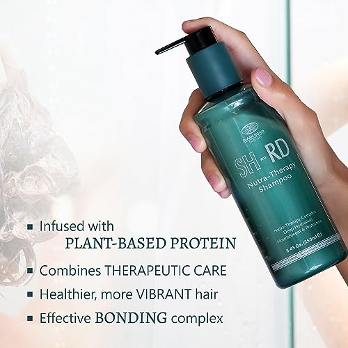SH-RD Nutra-Therapy Shampoo for Dry Damaged Hair | Protein Shampoo Reduces Split Ends | Moisturizes Frizzy Hair | Suitable for Color-Treated, Bleached Hair - 33.8oz/1000ml