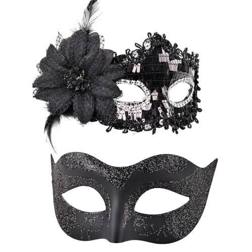 Daieeparty Masquerade Mask for Women-Lace Masks Women Costume Accessories