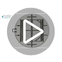 Flash Furniture Freeman 4' Round Plastic Folding Table with Carrying Handle, Plastic Foldable Table for Indoor/Outdoor Eve...
