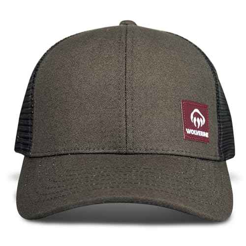 Wolverine Trucker Hat | Mesh Back | Snapback | Adjustable | Rugged | Durable | Workwear