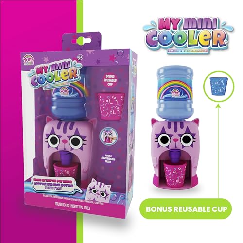 My Mini Cooler r – Tiny Water Dispenser Machine for Dollhouse Furniture, Juice, Beverage | Miniature Desktop Water Dispens...