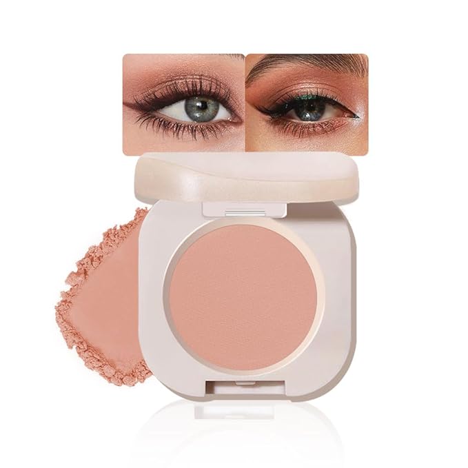 Pearlescent mini Eyeshadow Highly Pigmented Blend Matte & Shimmer EyeShadow,Cream Moisturizing Waterproof&Long Lasting Eye Makeup Natural Luminous Makeup Look (B04, 1 Count (Pack of 1))