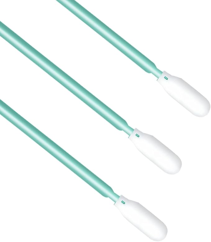 CertBuy 200 Pcs Foam Swab Cleaning Swabs, 6.4 Inch Multi-Purpose Tips for Gun, Painting, Crafts, Electronics, Printer, Camera, Optical Lens