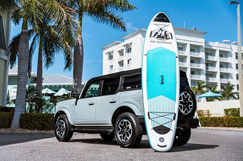 Roc Inflatable Stand Up Paddle Boards with Premium SUP Paddle Board Accessories, Wide Stable Design, Non-Slip Comfort Deck...