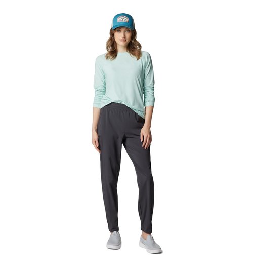 Columbia Women's PFG Uncharted Pull On Pant, Shark, Large
