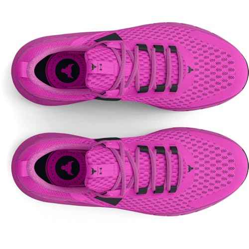 Under Armour Women's Project Rock Blood Sweat Respect 4, (501) Vivid Magenta/Black/Vivid Magenta, 5.5, US