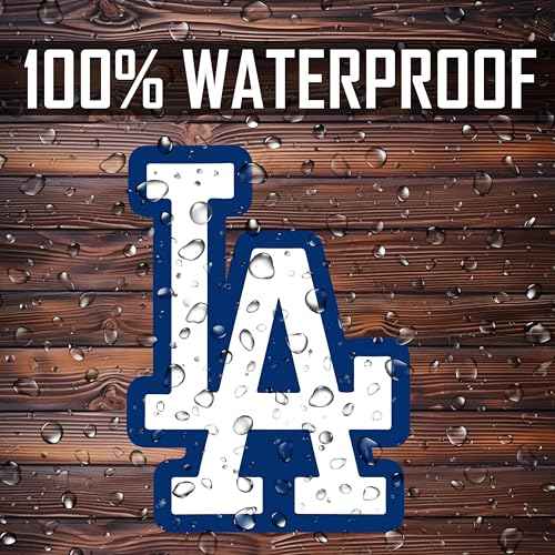 Los Angeles City LA Logo Stickers Symbol 5.5" Decorative DIE Cut Decal for Cars Tablets LAPTOPS Skateboard - Blue