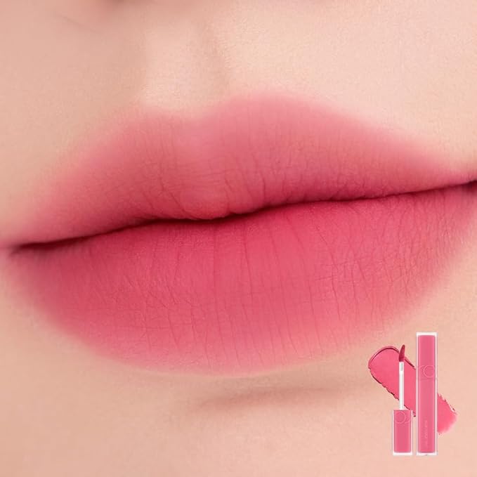 rom&nd BLUR FUDGE TINT | K-Beauty Matte Lipstick | Long-Lasting, Velvety Finish | Blurs Lip Lines & Moisturizes | Versatile Lip & Cheek Color | 15 BERRY FIZZ