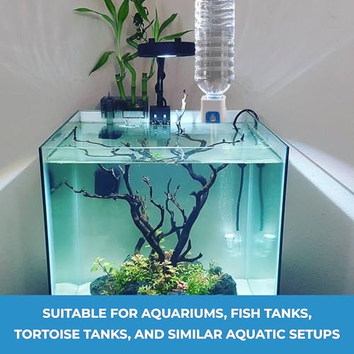 KOLIBROX Auto Top Off Water Filler - Aquarium Mini ATO System, Water Filler & Level Controller with Float Valve - Easy to ...