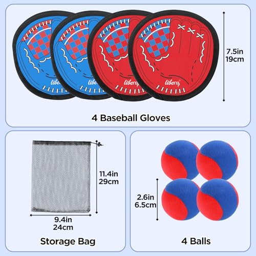 Liberry Toddler Toys for 3+ Years Old Boys Girls Christmas Birthday Gift, Baseball Glove & Ball Set and Pretend Doctor Kit...