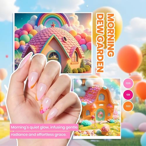 Beetles Gel Nail Polish Kit with U V Light - 80Pcs Color Enchantment 55 Colors Gel Polish Starter Kit with Base Top Coat D...