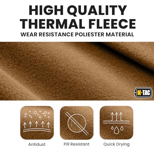 M-Tac Elite Winter Fleece Balaclava - Cold Weather Mask Thermal for Winter - Men Tactical