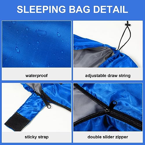 Tudomro Camping Sleeping Bag for Adults Lightweight Packable Waterproof Camping Gear Equipment to Keep Warm for Cold Weath...